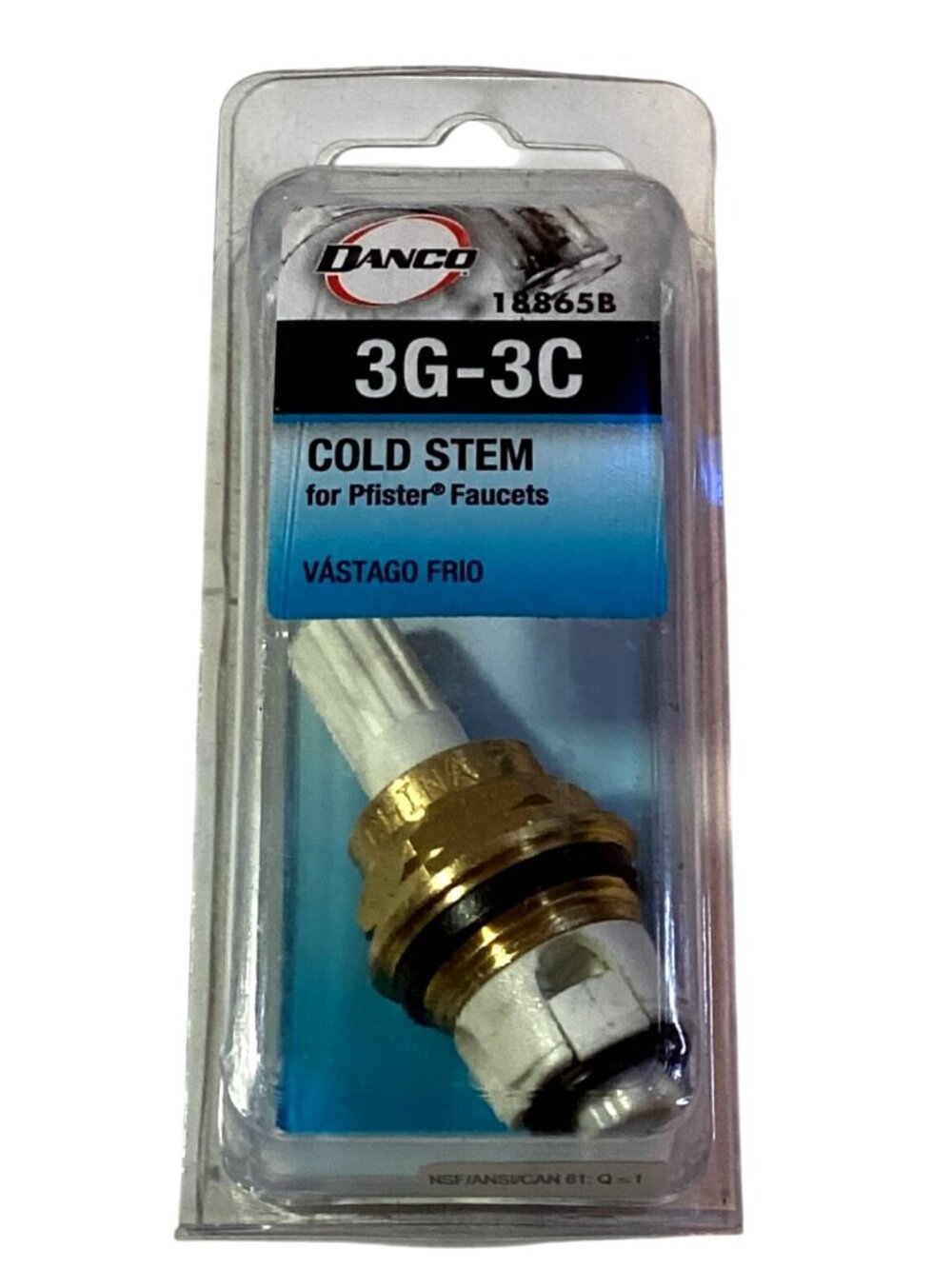 Danco Cold Stem for Pfister Faucets 3G- 3C # 18865 B NEW